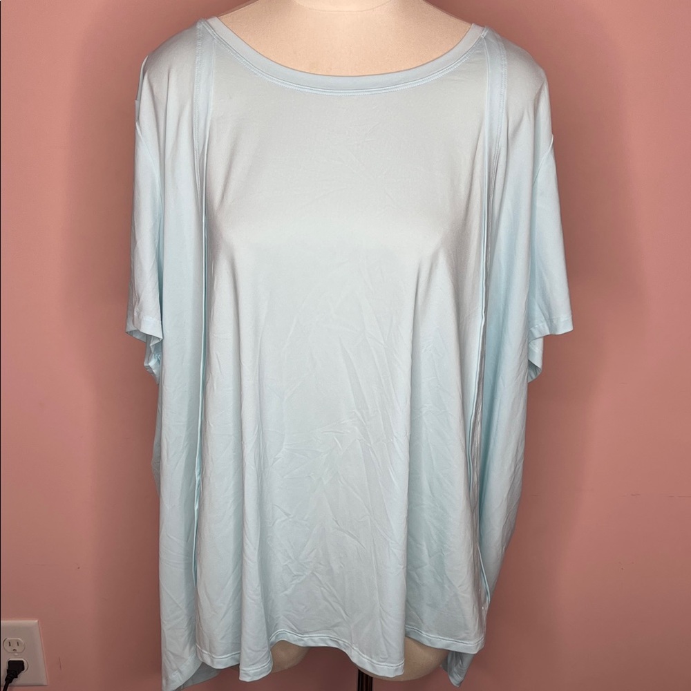 Zelos Light Blue Women's Athletic Top